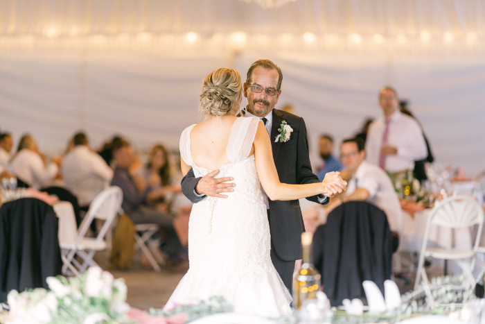 bride's first dance with her dad