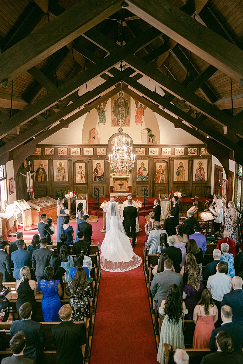 WEDDING CEREMONY AT ST. JOHN THE BAPTIST ORTHODOX CHURCH 