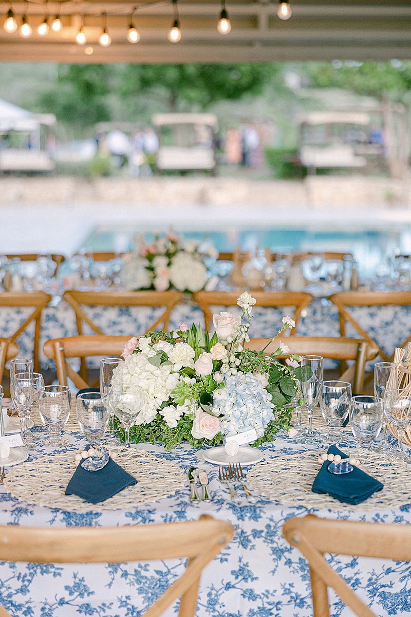 TABLESCAPE FOR WEDDING RECEPTION AT ADMIRALS INN IN ANTIGUA